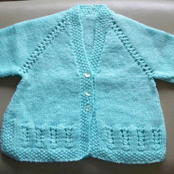 Braided Raglan Cardigan