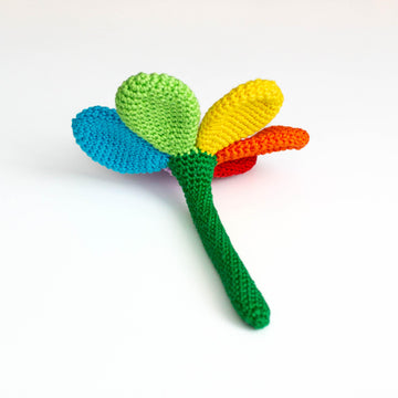Baby Flower Toy Crochet Pattern