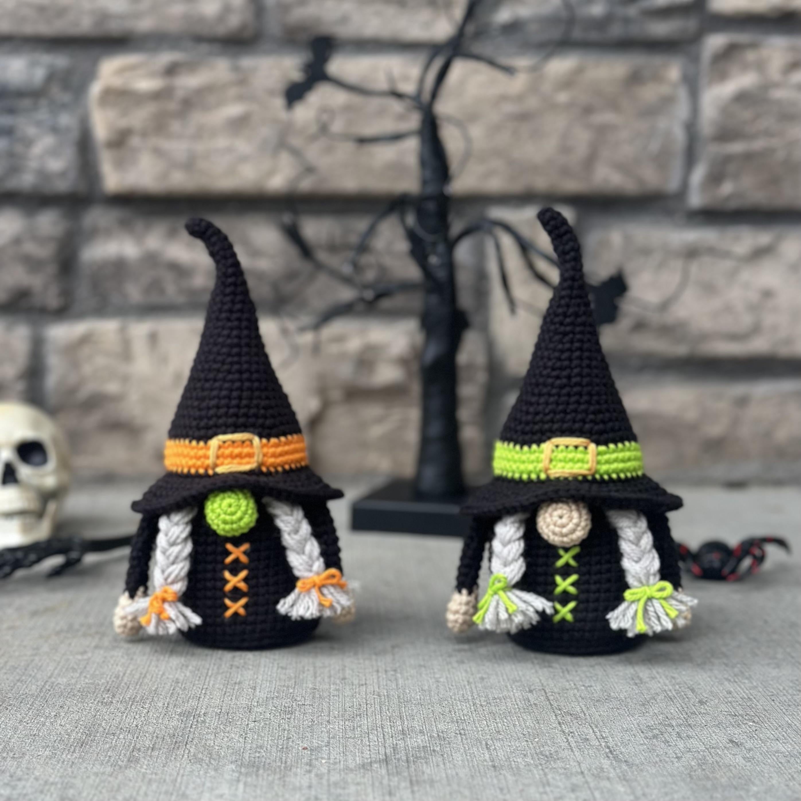Halloween Witch Gnome