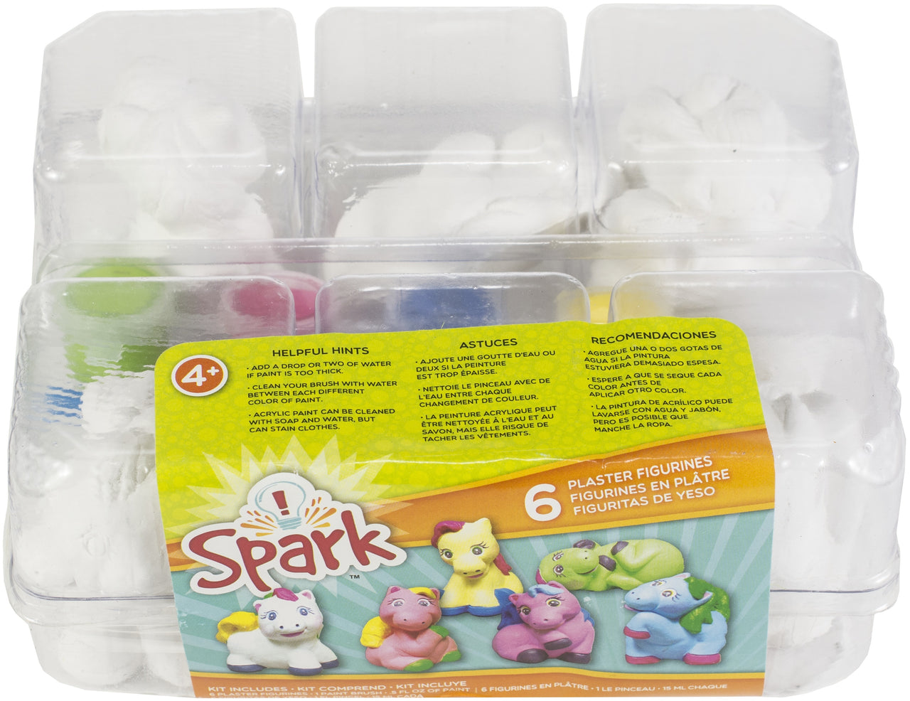 American Crafts Spark Plaster Value Pack - Ponies