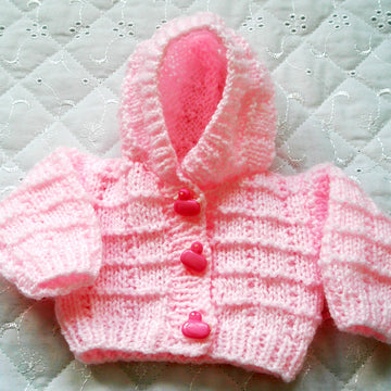 Knitting Pattern 10" Dolls clothes, Hooded Cardigan, Shorts, Hat and Boots