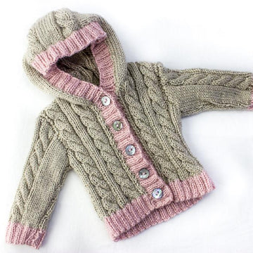 Cable Cardigan With Optional Hood