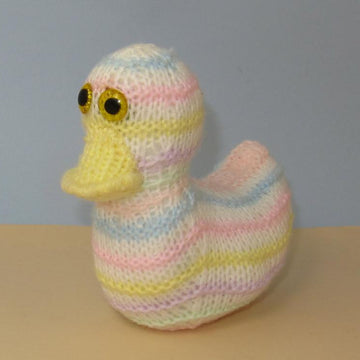 Candy Stripe Baby Duck Toy