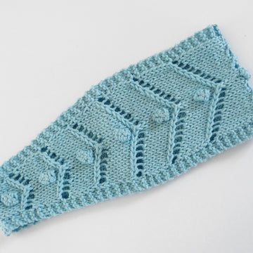 Chevron and Bobble Headband