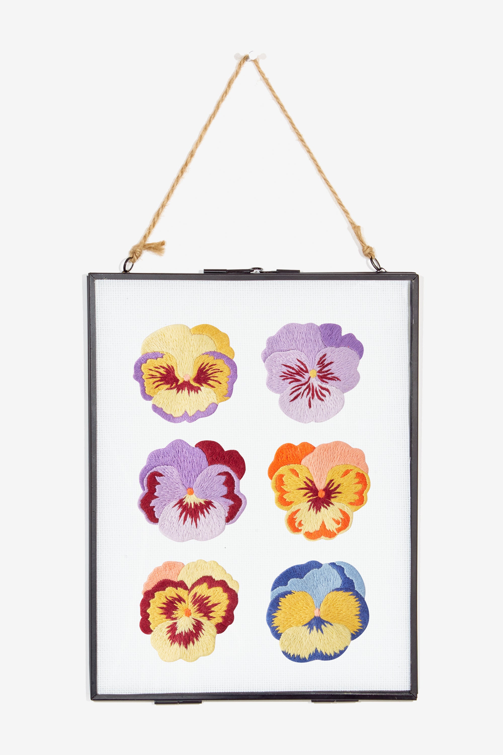 Pansy Flower Study  in DMC - PAT0597 -  Downloadable PDF