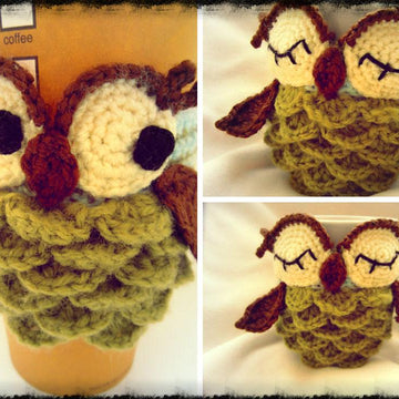 Owl mug cozy