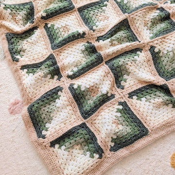 Log Cabin Baby Blanket