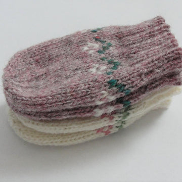 Flower Baby Mitts