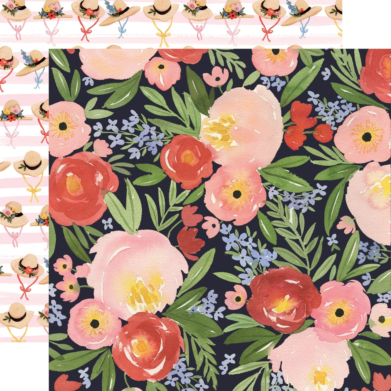 Echo Park Paper Oh Happy Day Spring Double-Sided Cardstock 12"X12" 25/Pkg - Dreamy Floral