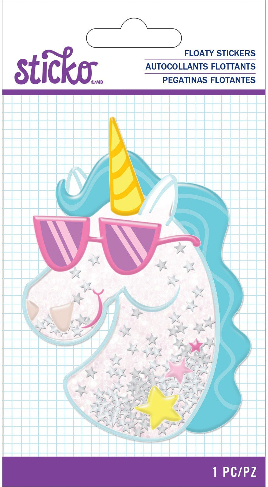 Sticko Floaty Sticker - Unicorn