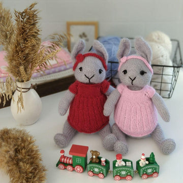 Bunny Knitting Pattern | Rabbit Toy PDF | Tia the Little Bunny