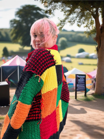 Harry Styles Crochet Cardigan