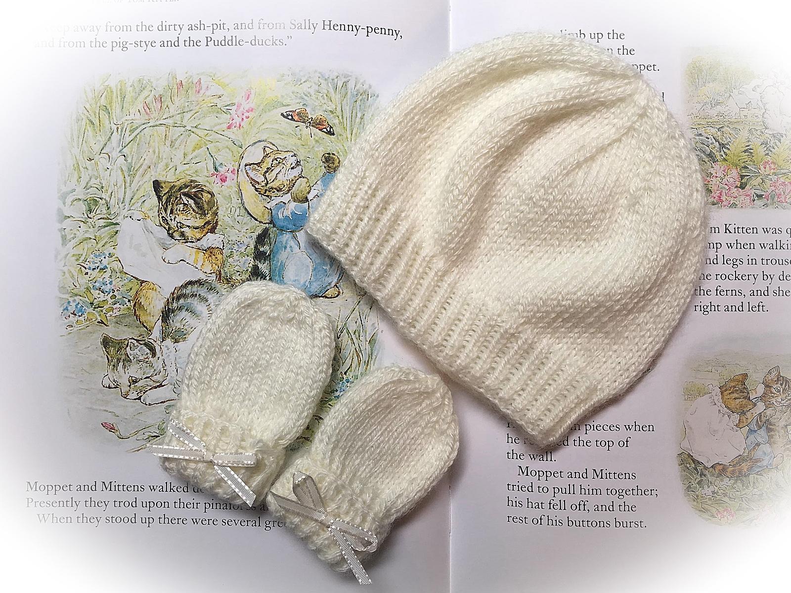 Royal Baby Hat and Mitts