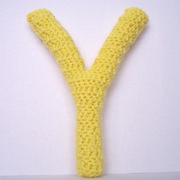 Capital Y Alphabet Letter Pattern