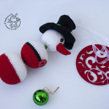 Snowman Bobber Ornament