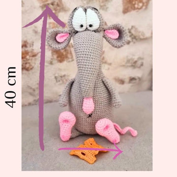 Rat amigurumi toy crochet pattern P6