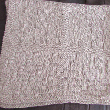 Reversible Sampler Baby Blanket
