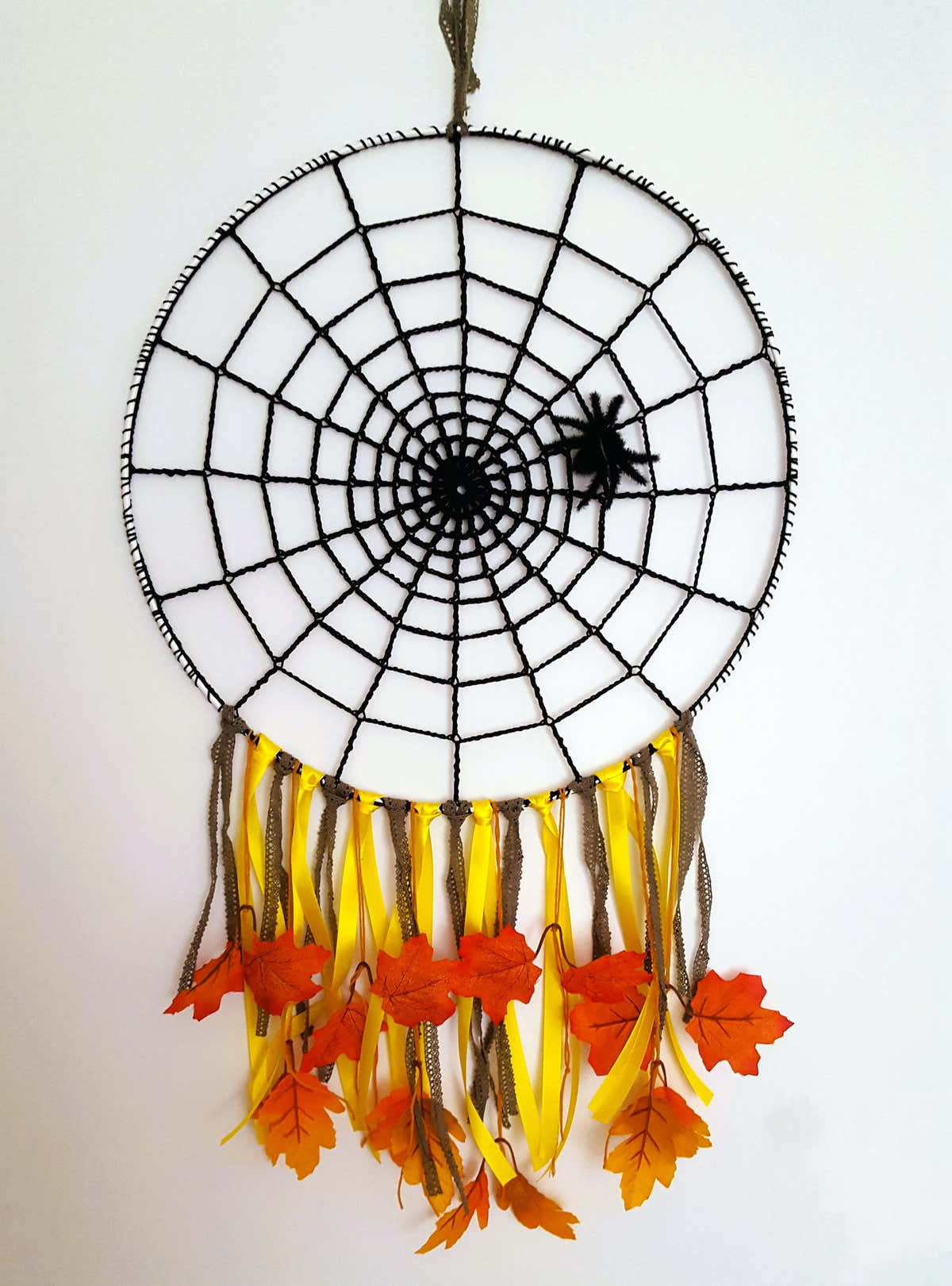 Spider web dream catcher