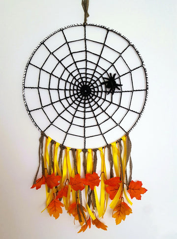 Spider web dream catcher