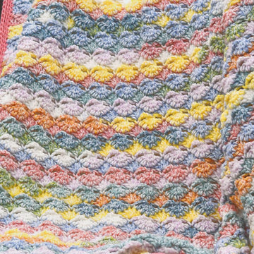 Watercolor Shells Afghan