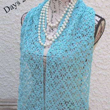 Summer Scarf with Lace Pattern