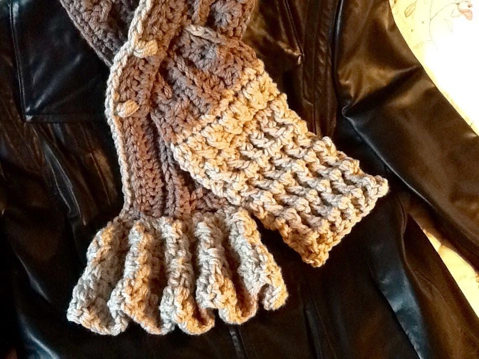 Chantilly Crocheted Scarf