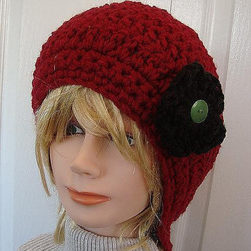 501, Ruby Fitted Hood Hat, crochet pattern