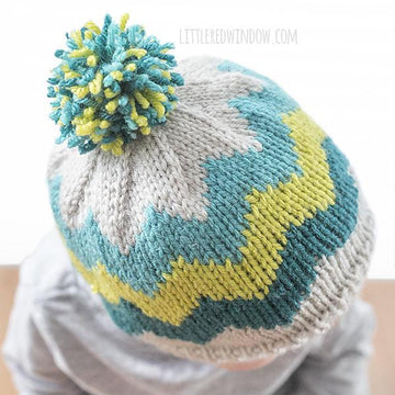 Zig Zag Chevron Hat