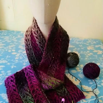 Brioche Wee Heathers Scarf