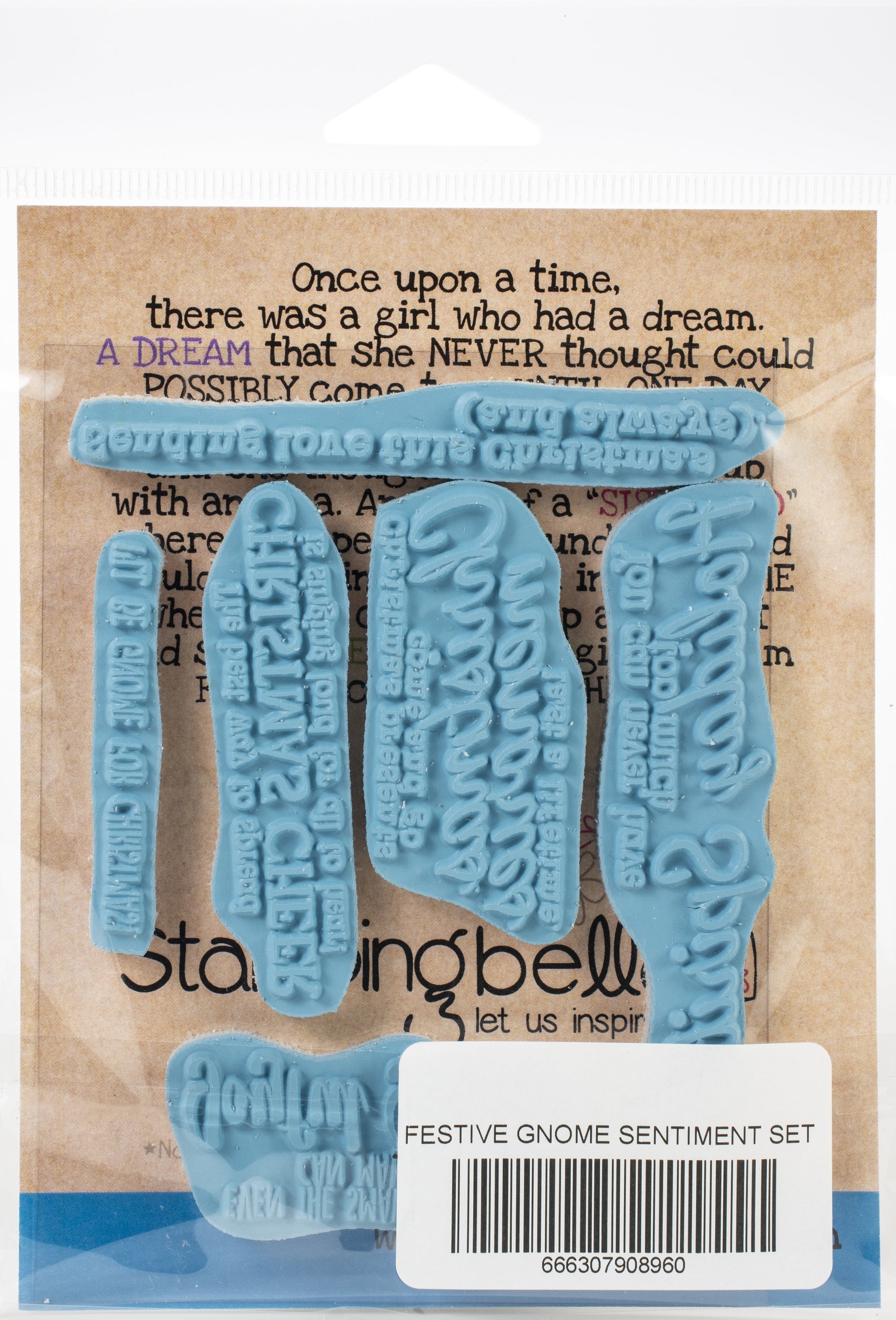 Stamping Bella Cling Stamps - Festive Gnome Sentiments
