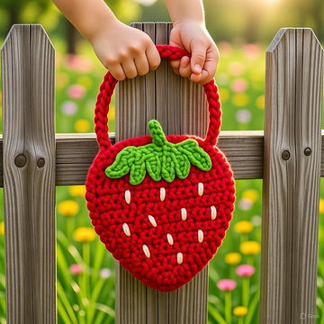 Strawberry Bag Pdf Pattern + Video Tutorial