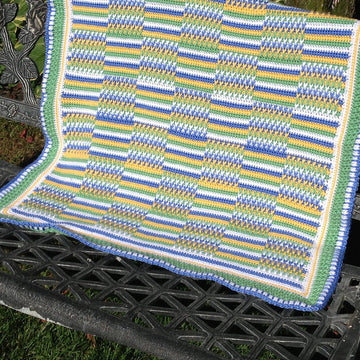 Posts & Stripes Blanket 12-115
