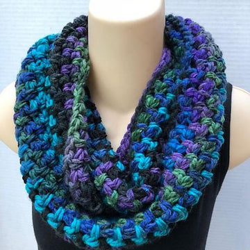 Peacock Infinity Scarf