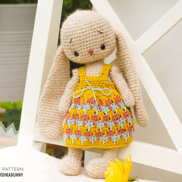 Crochet Doll Clothes Pattern - Outfit "Baby Lea"