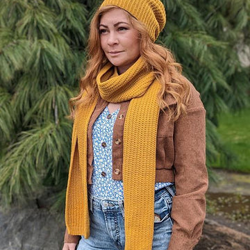 Clayton Hat and Scarf Set