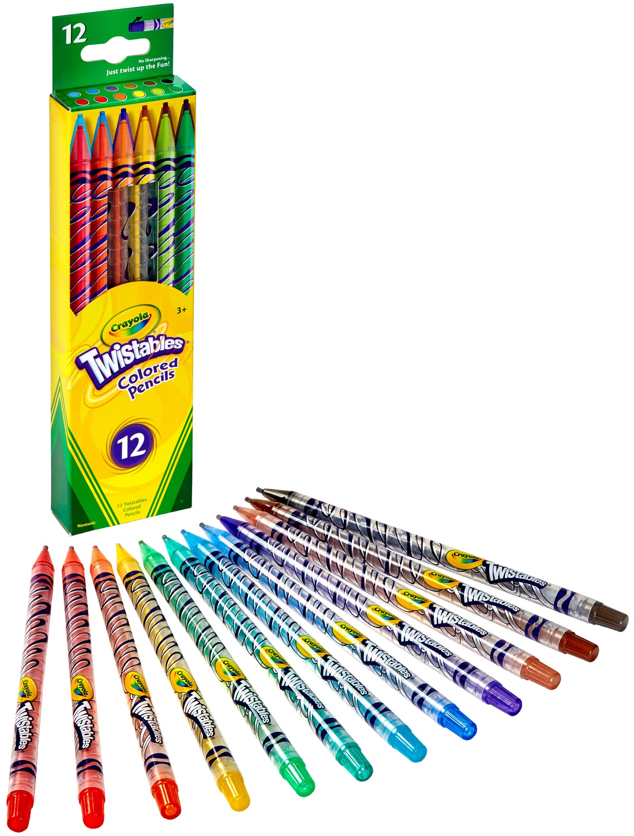 Crayola Twistables Colored Pencils - 12/Pkg Long