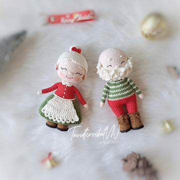 Santa Claus and Mrs Claus