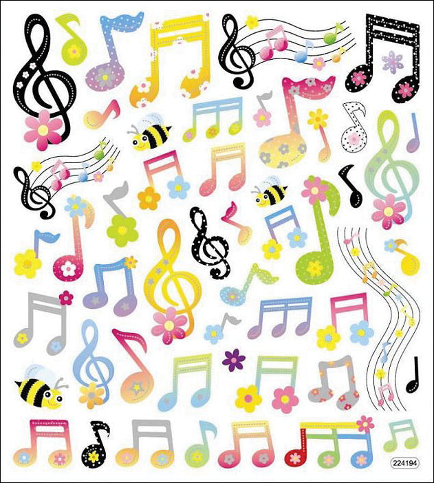 Tattoo King Sticker King Stickers - Spring Notes