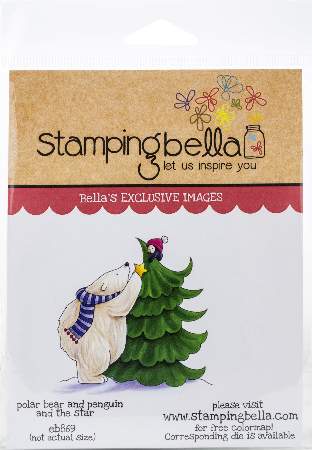 Stamping Bella Cling Stamps - Polar Bear & Penguin & The Star