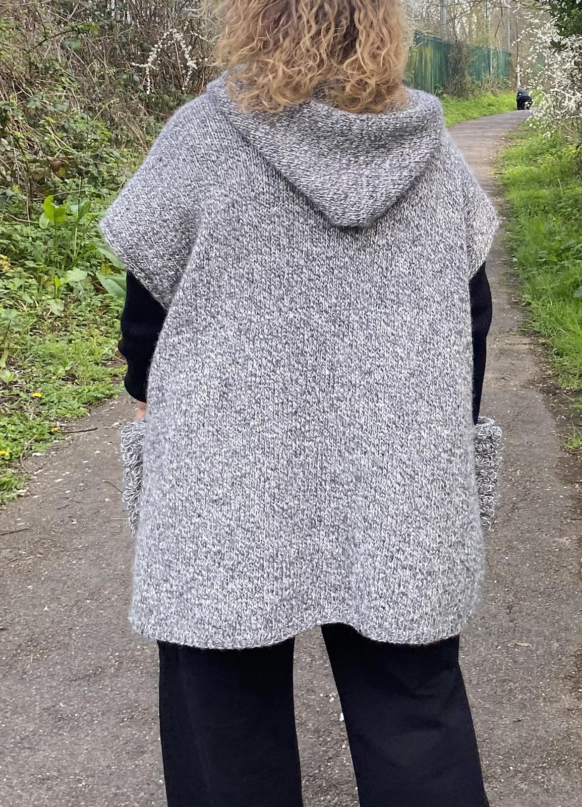 Marled Hoodie Vest