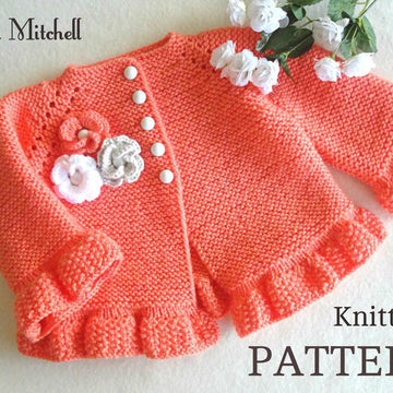 Knitting Cardigan Adeline Pattern by Elena Mitchell
