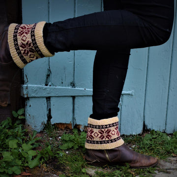 Snowflakes Boot Cuffs