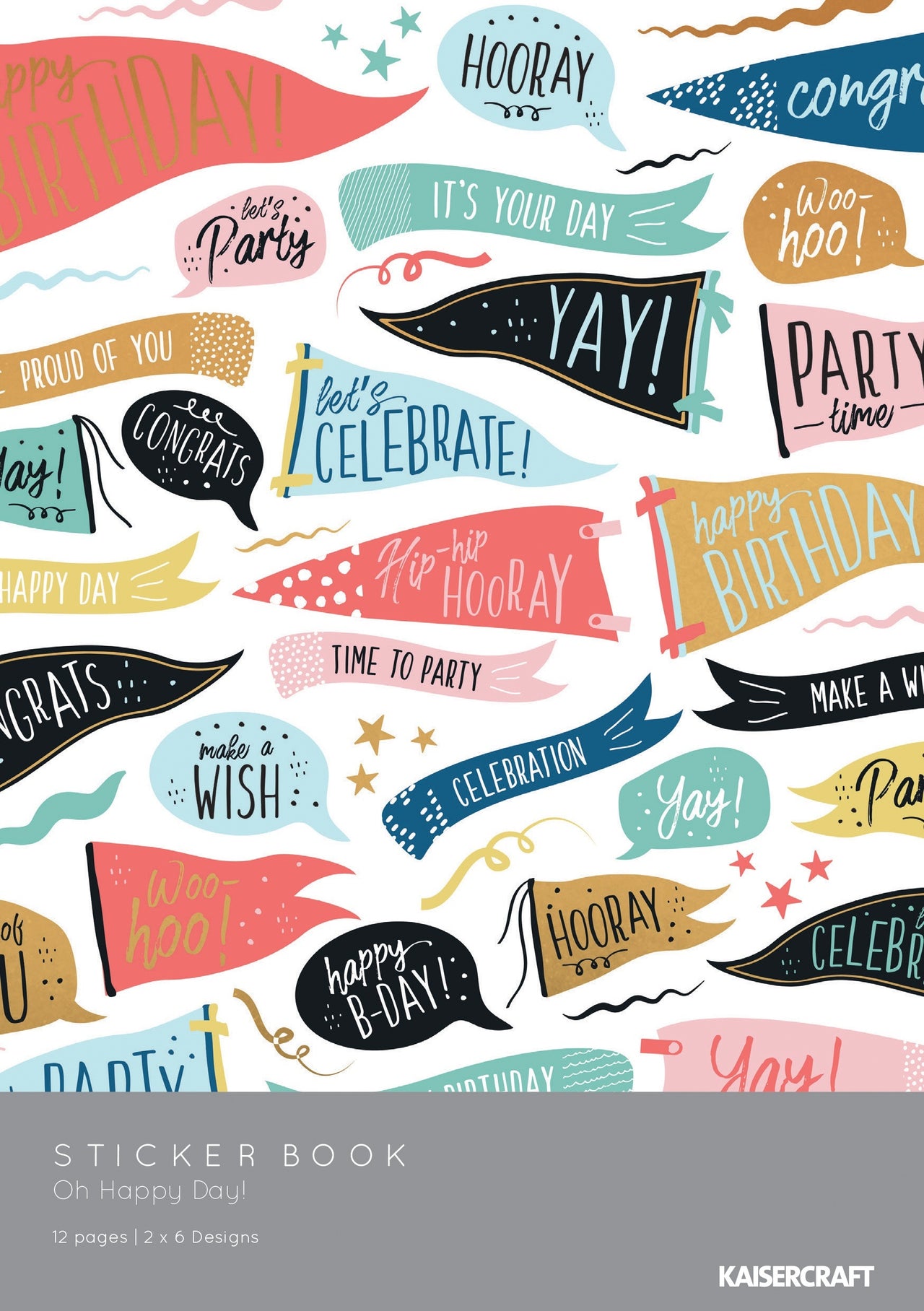 Kaisercraft Sticker Book - Oh Happy Day!
