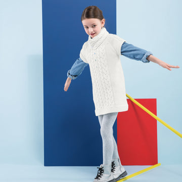 Girls Dress in Bergere de France Ideal - 72680-01 - Downloadable PDF