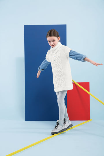 Girls Dress in Bergere de France Ideal - 72680-01 - Downloadable PDF