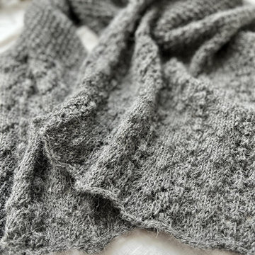 Alpaca blanket scarf
