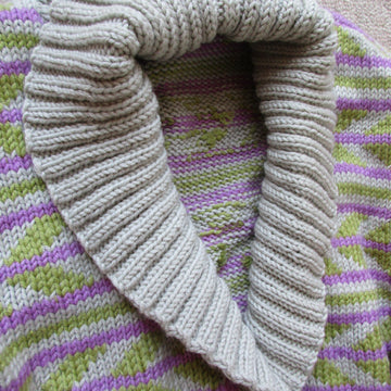Chevron Belted Cardigan