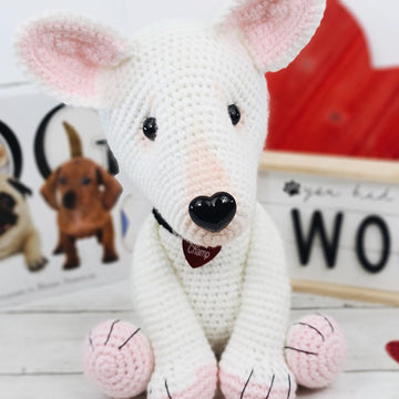 Champ the bull terrier