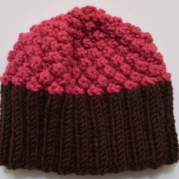 Knitted Cupcake Hat
