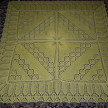 Baby Counterpane Christening Blanket